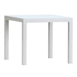 Tavolo Rattan Keter Quartet95X95 Bianco