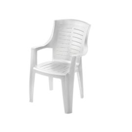 Poltrona Resina Talia Bianca