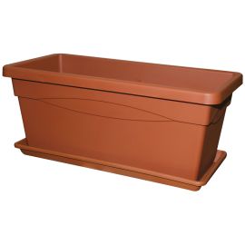 Vaso Cassettone Terracotta 60x32x27 cm.