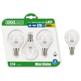 Lampadina Ecolight Led E14M/Gl6W F.Cf3Pz
