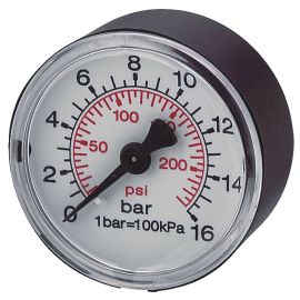 Pressure gauge Ø 40 mm16 bar - G1/8 art. BM108039