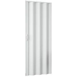 Porta a Soffietto in PVC 82x210 cm. Bianco
