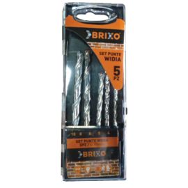 Brixo Widia 4-10Mm Pcs.5Brixo Wall Bits Set