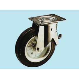 Ruota forcella rotante C/Freno Ø 100 mm. art. 350/FR