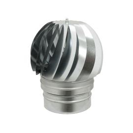 Fumaiolo Ventolino Zincato Tondo Ø 12 cm.