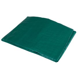 PE tarpaulin Eyelet Brixo Black/Green heavy duty 3x4 mt