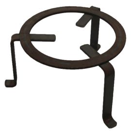 Flat iron fire tripod 3 legs diameter 25 cm.