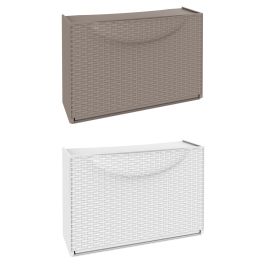 Scarpiera Rattan Harmony box 51x19x39(H) cm bianca