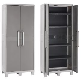 Armadi Urban XL Tuttopiani alto resina per esterno H.182 cm Tortora