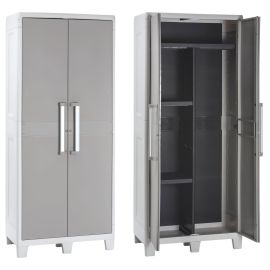 Armadio Portascope Urban XL resina per esterno H.182 cm Tortora