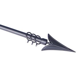 Brixo Etruria Black Lance 210-380 Short Curtain