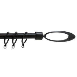 Brixo Ellipse Black 71-122 Short Curtain