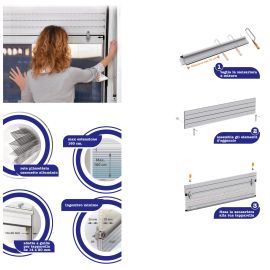 Zanzariera Stop Inset Marrone per tapparelle 100x160 cm.