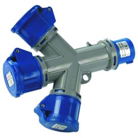 Adattatore da Spina CE Triplice art. 1402