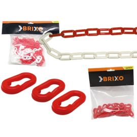 Catena Pvc Brixo Bianco/Rossa Rt25Mt Mm6