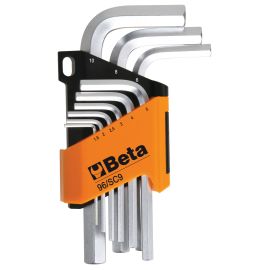 Chiavi Beta maschio esagonali in serie 96/SC9 Set 9 Pz