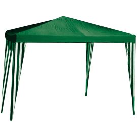 Gazebo Mod Tropikana telo poliestere 300x300 cm Verde Bianco