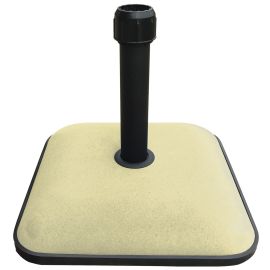 Base cemento quadrata ombrelloni 45cm 25 Kg Beige