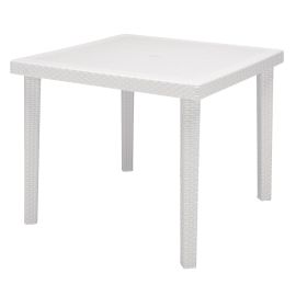Tavolo in resina Mod. Boheme Quadrato Bianco