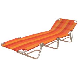 Folding beachbed Mod. Sandwich aluminum