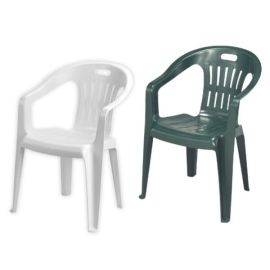 Sedia Resina Piona Bianca