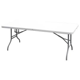 Folding Camping Table Rectangular Steel 180x75x74(H) cm