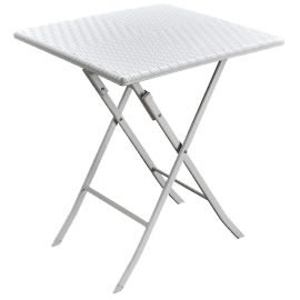 Tavolo Per Rattan Levante White