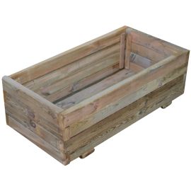 Fioriera da giardino Lasa legno di pino trattato 40x80x26(H) cm