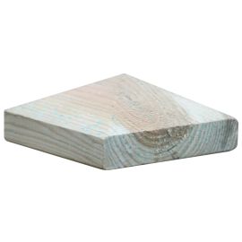 Copripalo LASA in legno di pino trattato impregnati a Diamante 9x9xH4 cm.