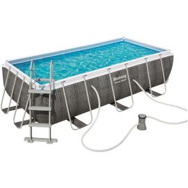 Piscina BestWay Rettangolare 404x201x100 cm | Mod. 56721 con Filtro e Scaletta | 6.478 Lt