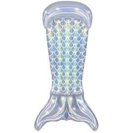 Coda Sirena Luccicante Gonfiabile Bestway 43413GONFIABILE CODA SIRENA IRIDESCENTE BESTWAY - 43413. Struttura in PVC finitura iridescente luccicante, kit di riparazione incluso. Dimensioni 193x101 cm