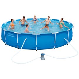 Piscina BestWay Steel Pro tonda con telaio Mod. 56595