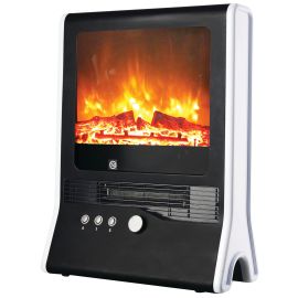 Stufa Ambiente Niklas Tv 1000/2000W Effetto Fuoco Vivo